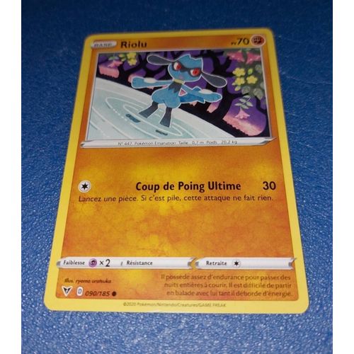 Carte Card Pokémon Riolu 090 185