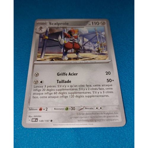 Carte Card Pokémon Scalproie 149 197