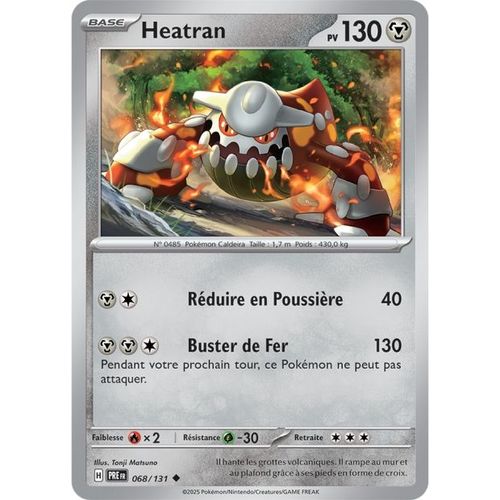 Carte Pokémon - Heatran - 068/131 - Ev 8.5 - Evolutions Prismatiques