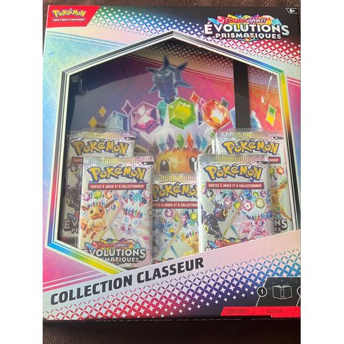 Classeur Pokémon 8.5 Évolutions Prismatiques ( 5 Boosters )