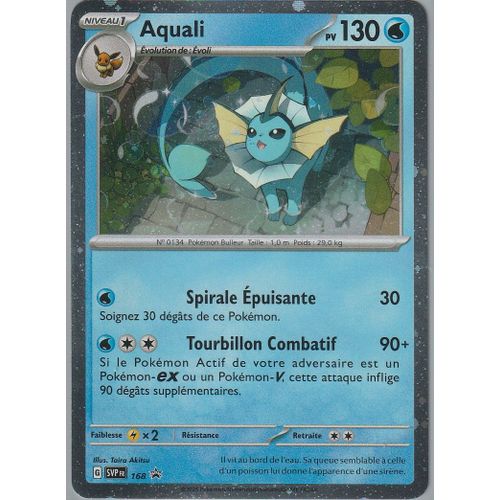 Carte Pokémon - Aquali - 168 - Holo-Rare - Ev8,5 Evolutions Prismatiques