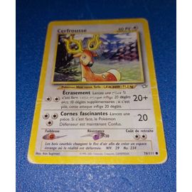Carte Card Pokémon Pokemon Cerfrousse 76 111