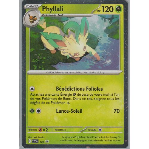 Carte Pokémon - Phyllali - 170 - Holo-Rare - Ev8,5 Evolutions Prismatiques