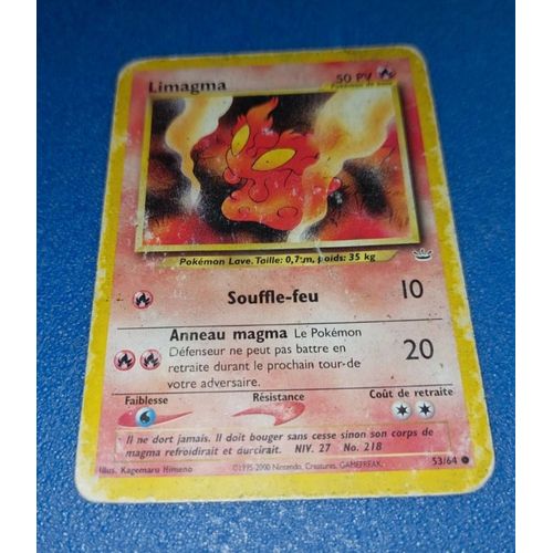 Carte Card Pokémon Limagma 53 64 Pokemon