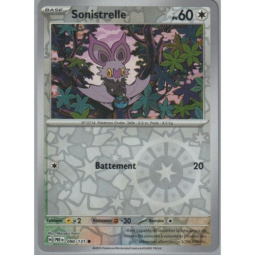 Carte Pokémon - Sonistrelle - 090/131 - Reverse - Ev8,5 Evolutions Prismatiques