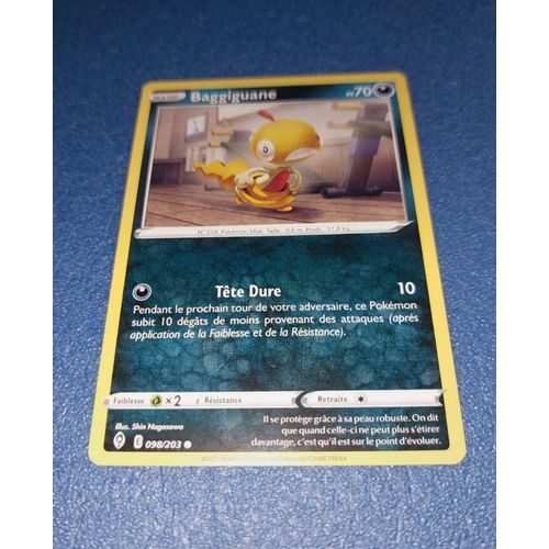Carte Card Pokémon Baggiguane 098 203 Pokemon