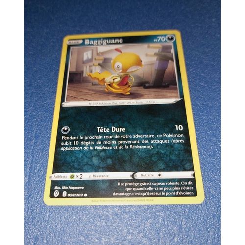 Carte Card Pokémon Baggiguane 098 203 Pokemon