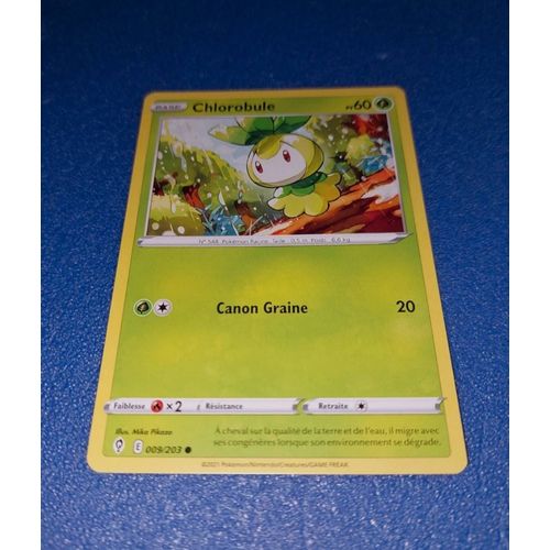 Carte Card Pokémon Chlorobule 009 203
