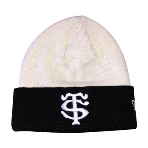 Bonnet Stade Toulousain New Era Blanc Noir Taille Unique Adulte