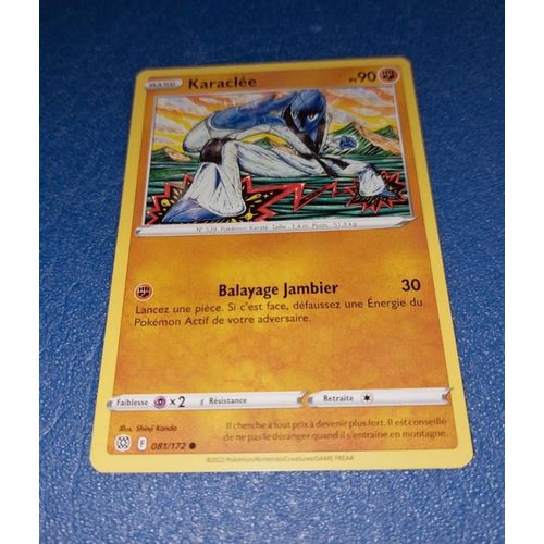 Carte Card Pokémon Karaclee 081 172