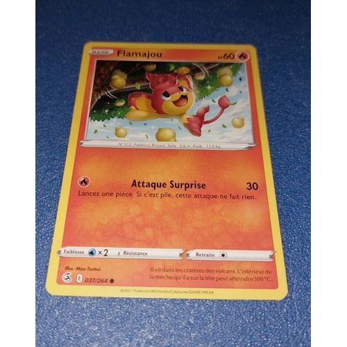 Carte Card Pokémon Flamajou 037 264