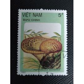 Timbre Vietnam Yt 848 Champignons - Polyporellus Squamosus 1987 ( 120109 )