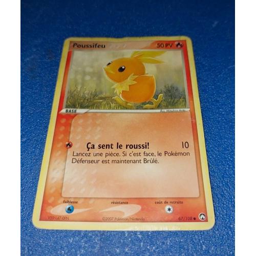 Carte Card Pokemon Poussifeu 67 108