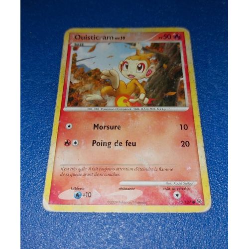 Carte Card Pokémon Ouisticram 70 127