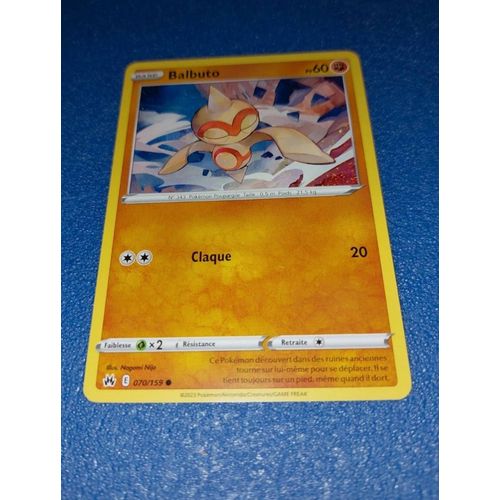 Carte Card Pokemon Balbuto 070 159