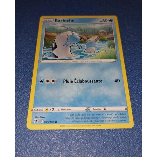 Carte Card Pokémon Barloche 035 189