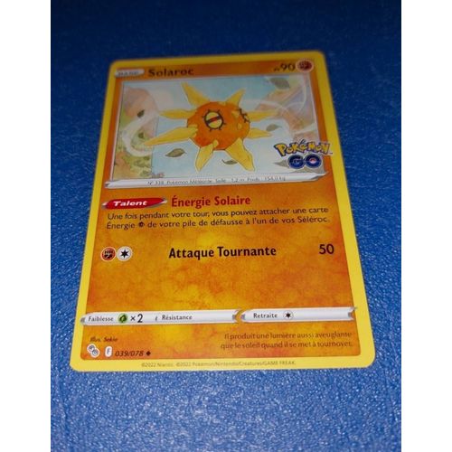 Carte Card Pokémon Solaroc 039 078