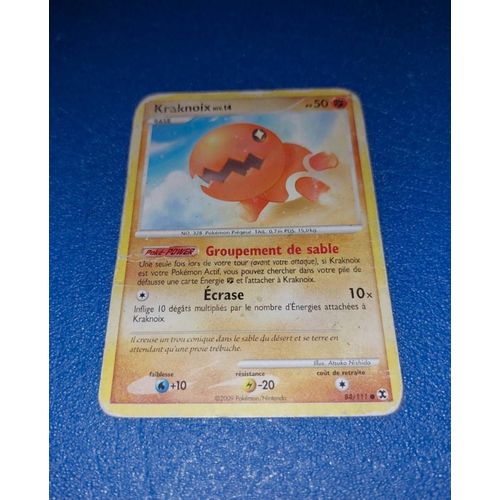 Carte Card Pokémon Kraknoix 84 111