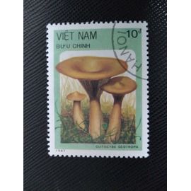 Timbre Vietnam Yt 849 Champignons - Clitocybe Geotropa 1987 ( 120109 )