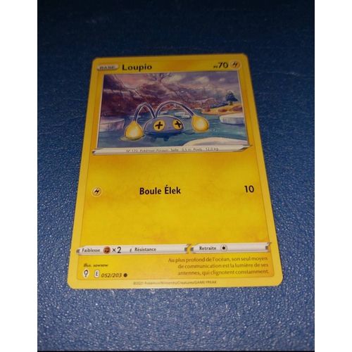 Carte Card Pokemon Loupio 052 203