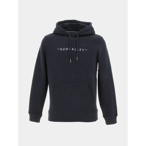 Sun Valley / Sweat À Capuche Avec Logo Brodé Bleu Marine Homme - Taille M
