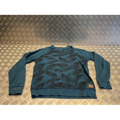 Sweat Shirt Billabong Taille L Bleu Vert