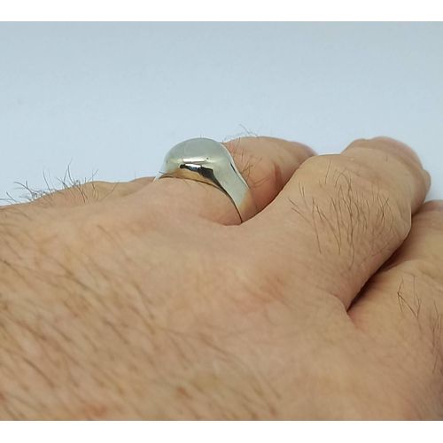 Bague Homme En Argent Massif.