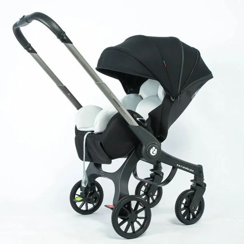 Poussette Multifonctionnelle 4 En 1 Pour Bébé, Berceau, Landau,Siège Auto, Spécial Pour Nouveau-Né