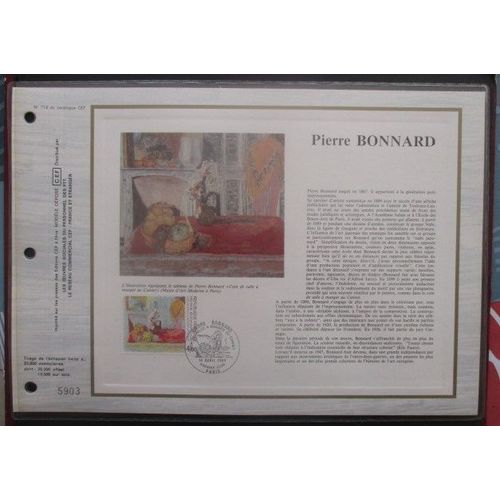 France Cef De 1984 N°718 ; Timbre N°2301 Tableau De Bonnard