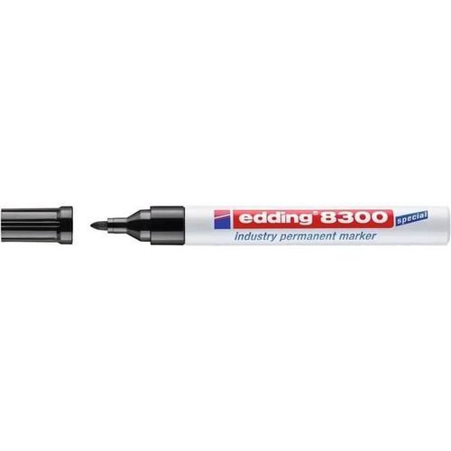 Marqueurs Permanent Spécial Industrie 8300 - Edding - Lot De 10 - Noir - Pointe Ronde 1,5-3 Mm