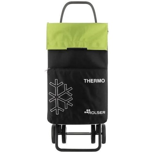 ROLSER Poussette 2+2 roues thermo fresh - Noir et vert pomme