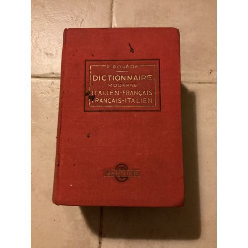 Dictionnaire Italien -Français Français-Italien P.Rouède