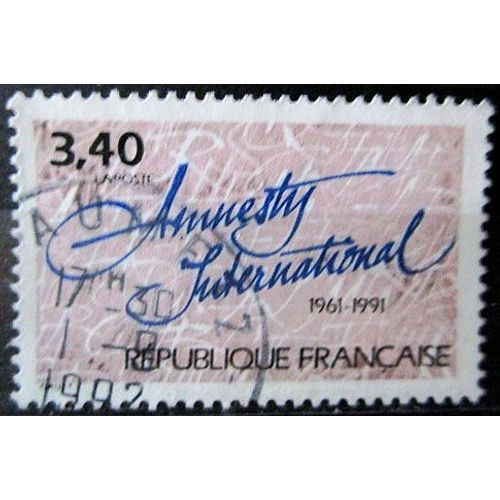 1991. F2728: 30ème Anniversaire D'"Amnesty International".