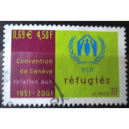 2001. F3416: Cinquantenaire De La Convention De Genève Relative Aux Réfugiés