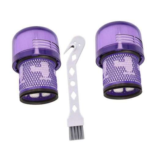 Filtre de Remplacement HEPA pour Dyson | Brosse nettoyante | Accessoire Compatible avec Aspirateurs Dyson V11 | V12 | V15 | Lavable et Réutilisable | SOS ACCESSOIRE (2) Aspirateur (970013-02 970013-02