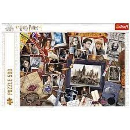 Puzzle 500 Pièces - Trefl - Harry Potter - Adulte - Souvenirs De Poudlard