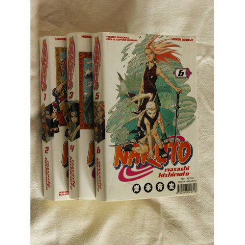 Naruto Tome 1 2 Et 3 ( 1 2 3 4 5 6 ) (Manga De Masashi Kishimoto) Version Française