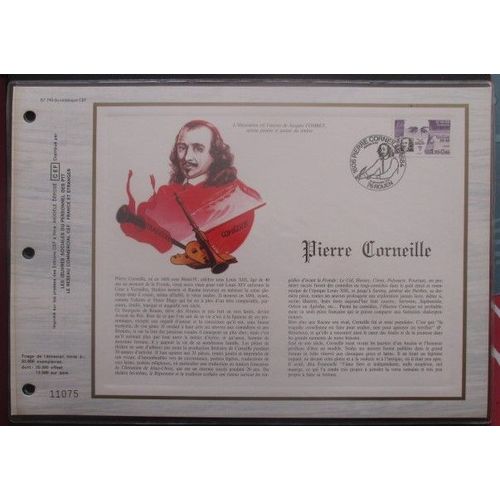 France Cef De 1984 N°743 ; Timbre N°2329a Pierre Corneille