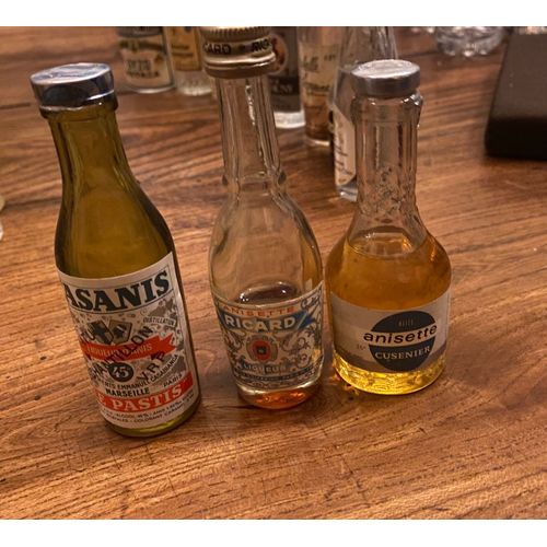 3 Mignonnettes Casanis Anisette Ricard