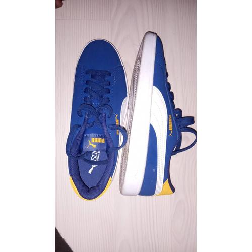 Basket Puma Bleue Foncé A Lacet - 38