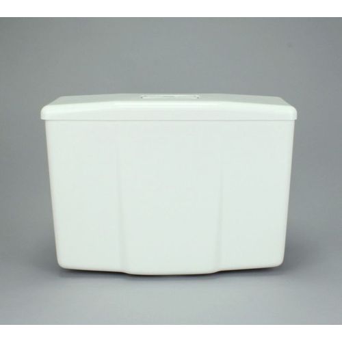 Plastique blanc wc bas niveau wc salle de bain réservoir de chasse bouton poussoir réservoir