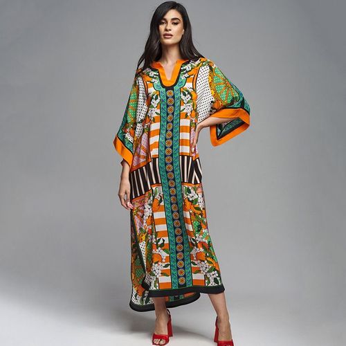 Robe De Plage En Polyester Nouvelle Mode Européenne Pour Femmes Robes De Vacances À La Plage Longues Et Décontractées Robe De Soleil À Couleur Unie