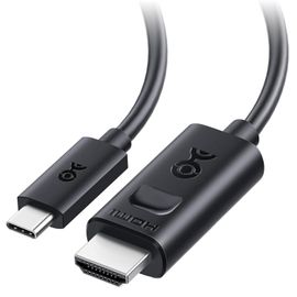 Câble USB C HDMI 2.1, supporte 4K@240Hz et 8K@60Hz, HDR, 0,9m - Thunderbolt 4, Thunderbolt 5, USB 4 Compatible avec MacBook Pro, XPS, ThinkPad - Résolution maximale sur macOS est 4K 60Hz