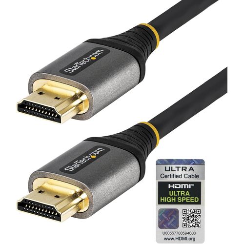Câble HDMI 2.1 8K - 3m - Câble HDMI Certifié Ultra High Speed 48Gbps - 8K 60Hz/4K 120Hz HDR10+ eARC - Câble Ultra HD 8K HDMI - Écran/TV/Affichage - Gaine Flexible TPE (HDMM21V3M)