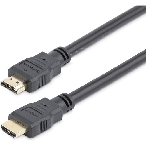 Câble HDMI 1m - Câble HDMI 4K Haut Débit avec Ethernet - Vidéo UHD 4K 30Hz - Câble HDMI 1.4 - Moniteurs, Projecteurs, Téléviseurs et Écrans Ultra HDMI - Cordon HDMI Noir - M/M (HDMM1M)