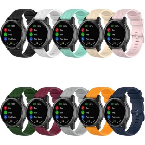 Lbgwp Bracelet Pour Garmin Vivoactive 4,22mm Bande En Silicone Souple Pour Samsung Galaxy Watch 3 45mm/Huawei Watch Gt 2 46mm/Samsung Galaxy Watch 46mm/Gear S3 Frontier Smartwatch