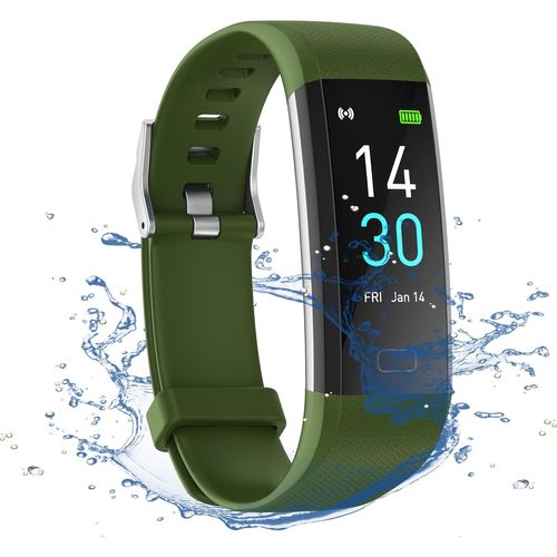 Lbgwp Montre Connectée Femme Homme,Montre Sport Podomètre Fitness Tracker D'activité Sommeil Fréquence Cardiaque Tension Artérielle Spo2 Calories Smartwatch Ip68 Etanche Bracelet Connecté
