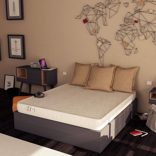 Matelas 160x190 cm 18, Épaisseur 18 cm, Mousse, Hypoallérgenique, Respirante, Revêtement Coton Orthopédique