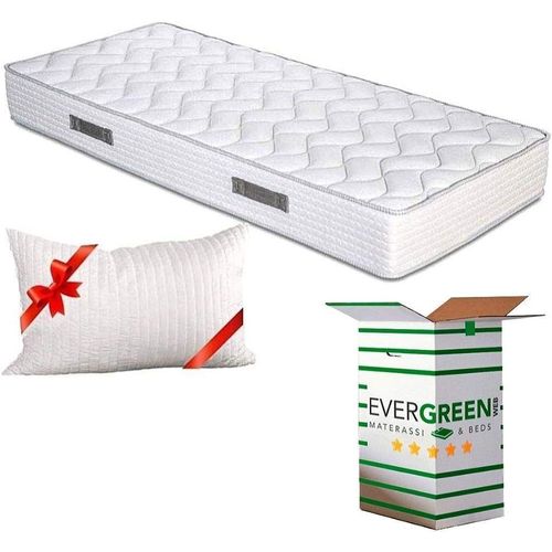 Matelas Simple 80x190 en Mousse 18 cm Épaisseur Matelas 7 Zones Ergonomique, Hypoallergénique, 1 Oreiller Gratuit | Soutien Optimal, Confort | Orthopédique et indéformable Fashion City