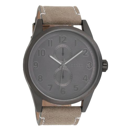 Montre Pour Homme Oozoo Timepieces Analogique Cuir Marron Uoc8223a